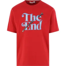 Футболка с принтом и короткими рукавами