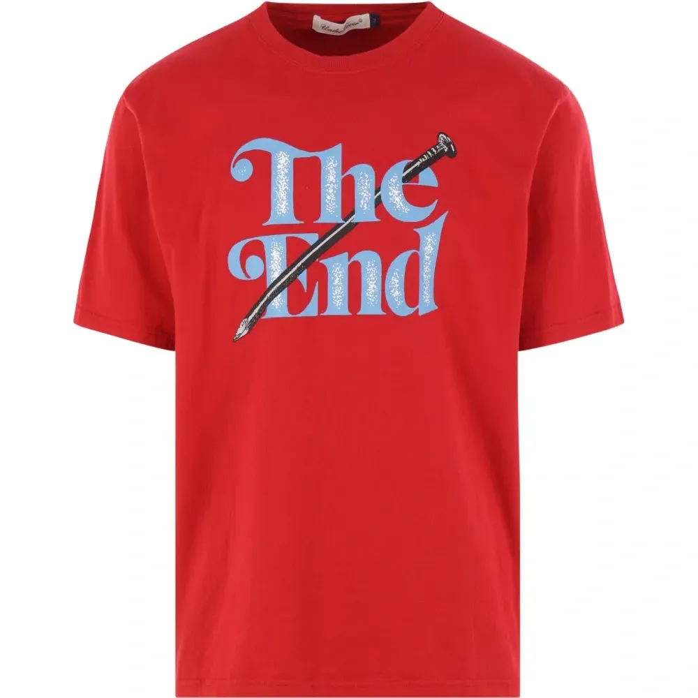 Футболка с принтом и короткими рукавами