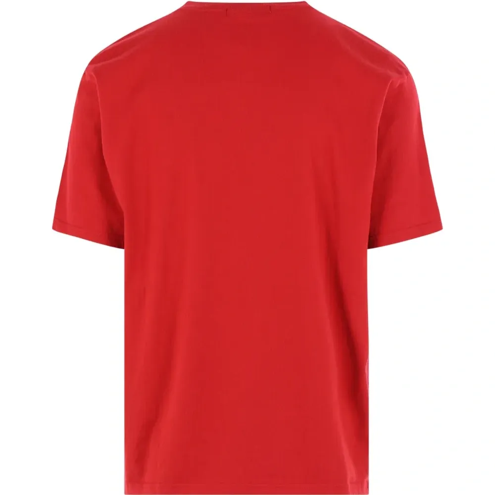 Футболка с принтом и короткими рукавами