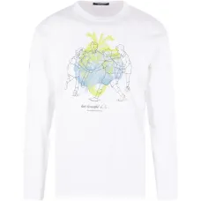 Лонгслив с графическим принтом