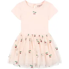 Платье с вышивкой в виде вишен