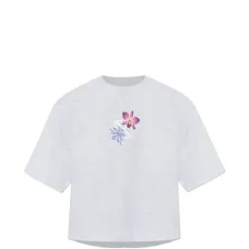 Футболка с цветочным принтом Футболка с цветочным принтом