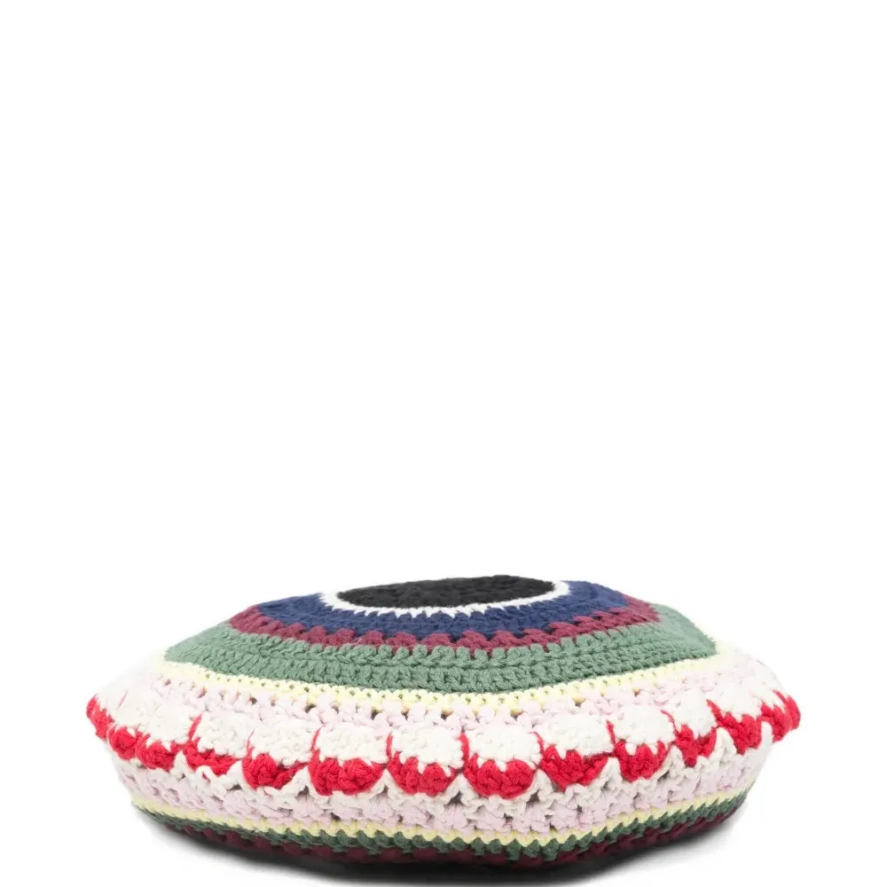 Берет в полоску