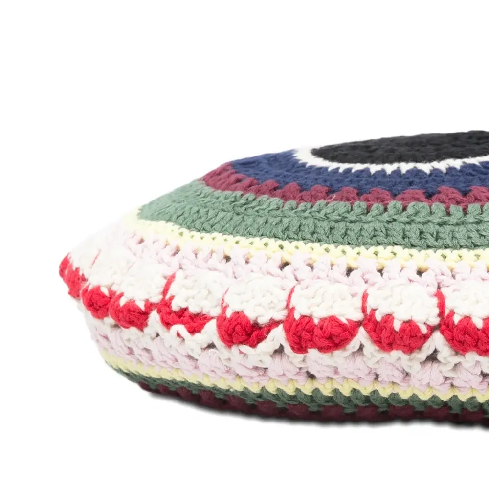 Берет в полоску