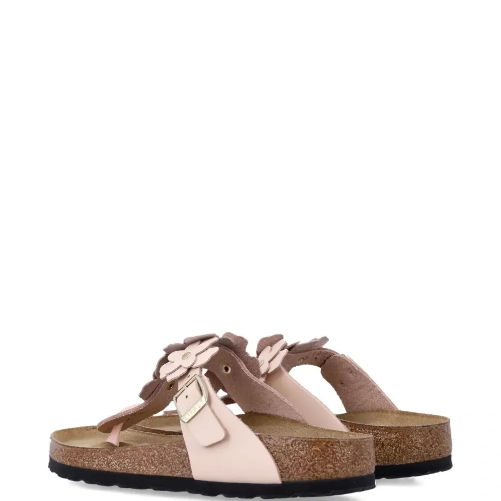 Кожаные сандалии Gizeh с цветочным узором