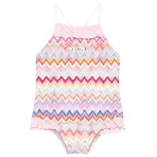 Купальник с принтом "елочка"