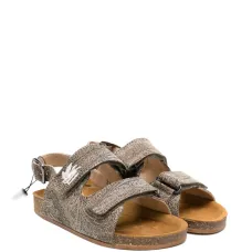 Сандалии с аппликацией в виде пейсли