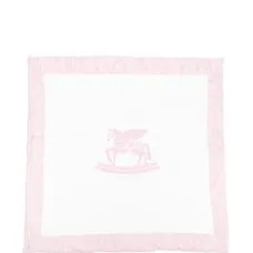 Плед с принтом лошадей и отделкой пейсли Плед с принтом лошадей и отделкой пейсли