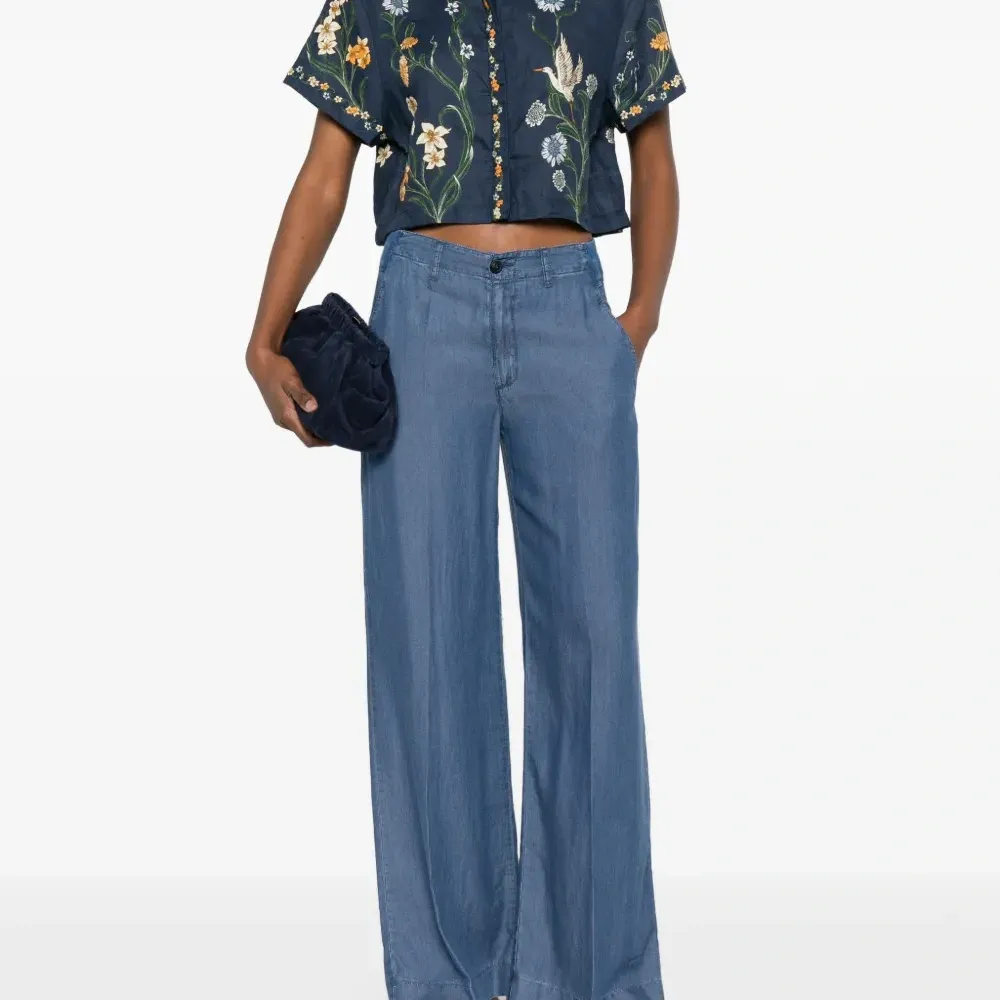 Брюки широкого кроя