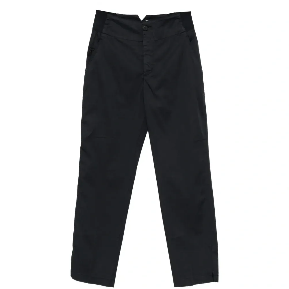 Синие укороченные брюки