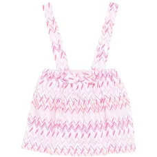 Юбка с бантом и рисунком «елочка» Юбка с бантом и рисунком «елочка»