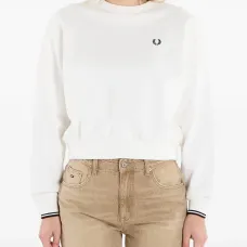 Свитшот с контрастной отделкой