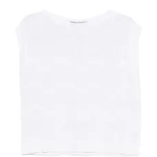 Топ-майка с зигзагообразным узором