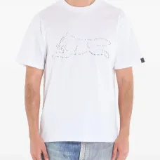 Футболка с украшением в виде собаки