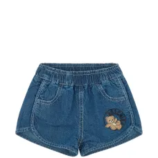 Джинсовые шорты с логотипом