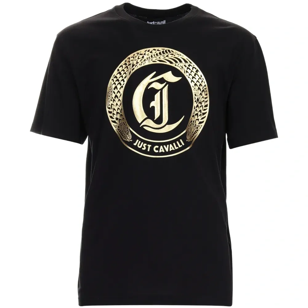 Футболка с логотипом в виде змеи