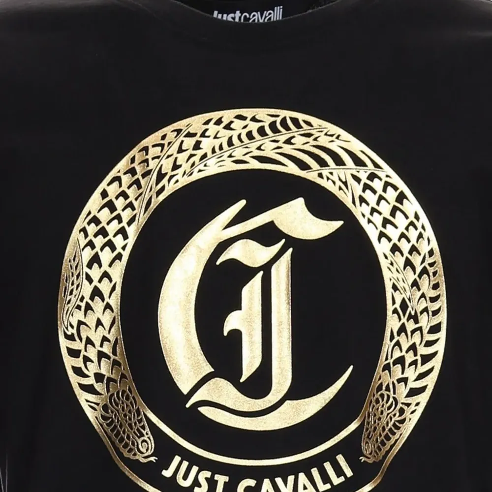 Футболка с логотипом в виде змеи