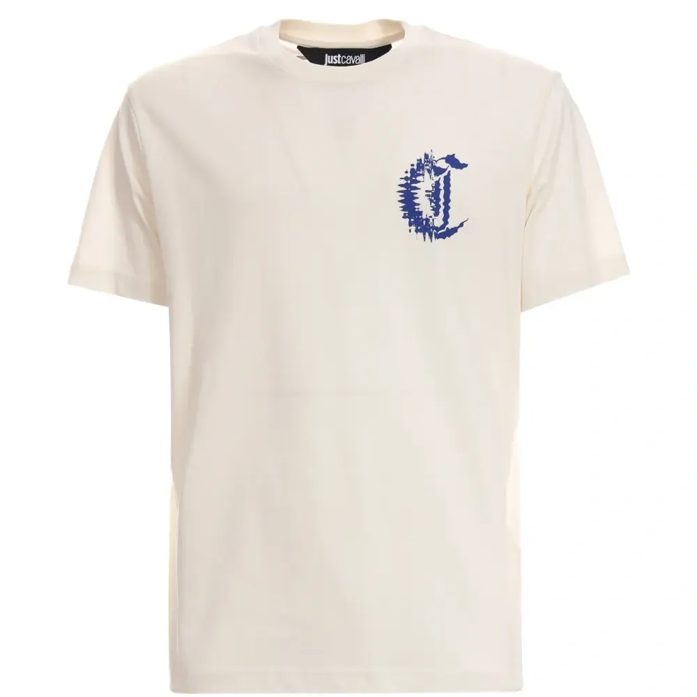 Футболка с принтом и круглым вырезом