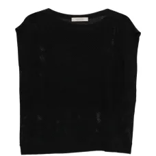 Вязаный топ без рукавов