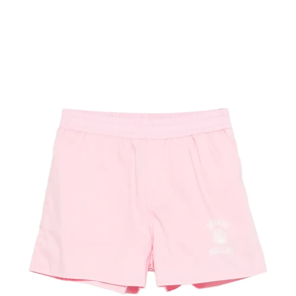 Графические шорты на резинке