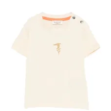 Футболка с отделкой пуговицами