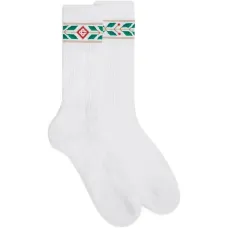 Носки с узором в виде лавровых листьев Носки с узором в виде лавровых листьев