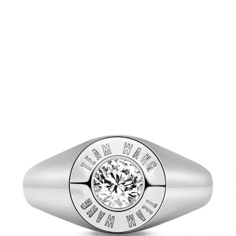 Оригинальное кольцо с гравировкой логотипа 1