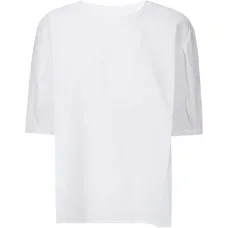 Футболка с пуговичными рукавами