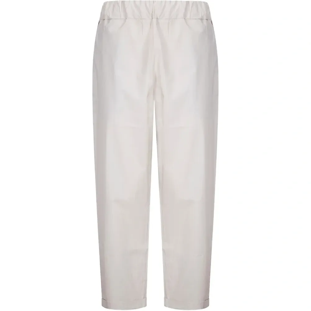 Брюки с эластичным поясом и карманами