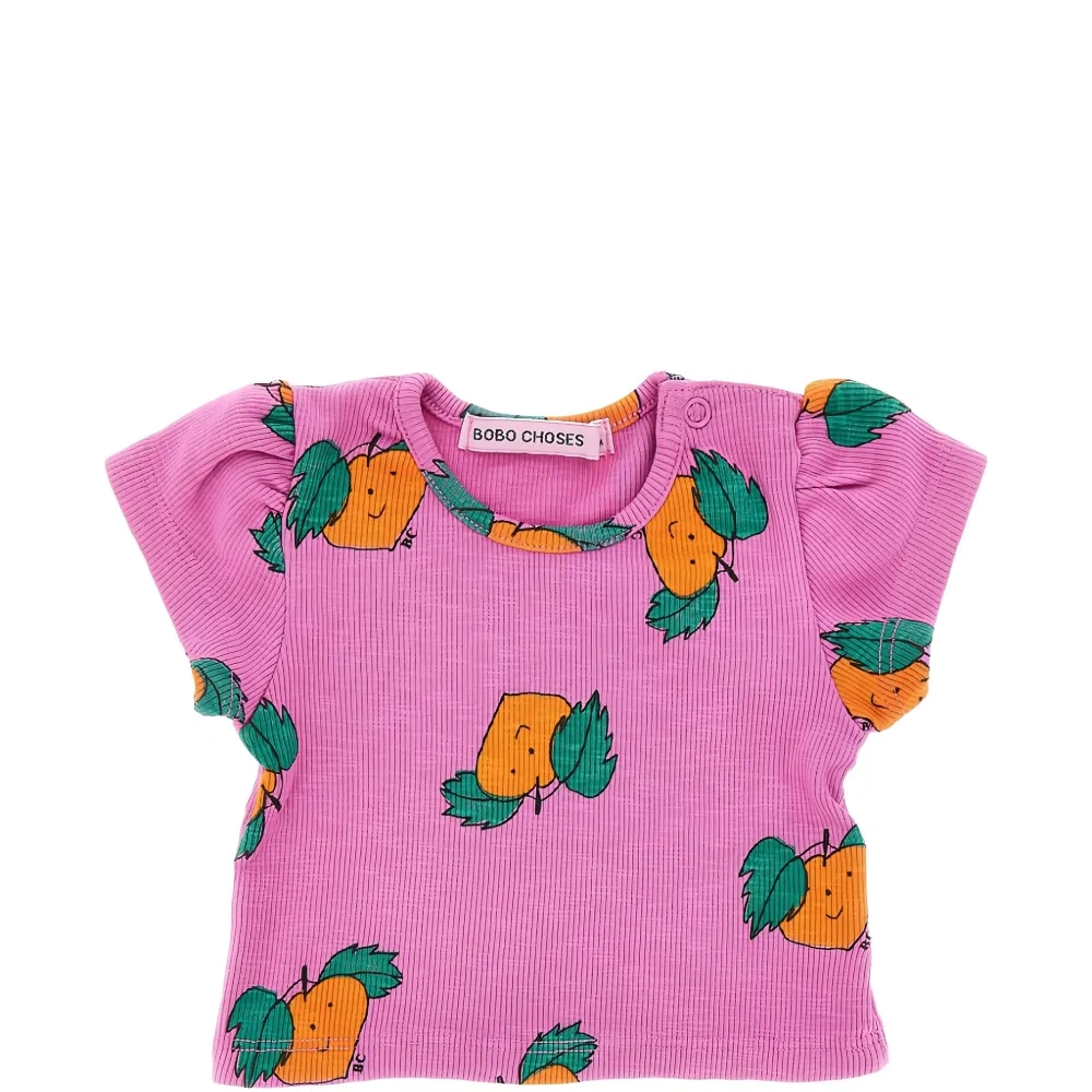 Футболка с принтом мандаринов Футболка с принтом мандаринов