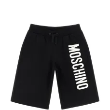 Бермуды с логотипом в виде нанесённой кистью надписи Бермуды с логотипом в виде нанесённой кистью надписи