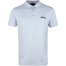 Поло с узором и логотипом