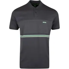 Поло в полоску с воротником