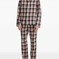Пижамный комплект в клетку