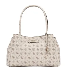 Сумка-тоут с подвеской-логотипом