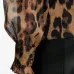 Блузка с леопардовым принтом