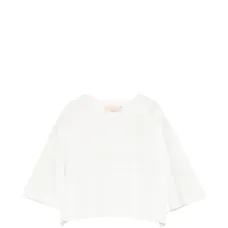 Футболка с расклёшенным кроем