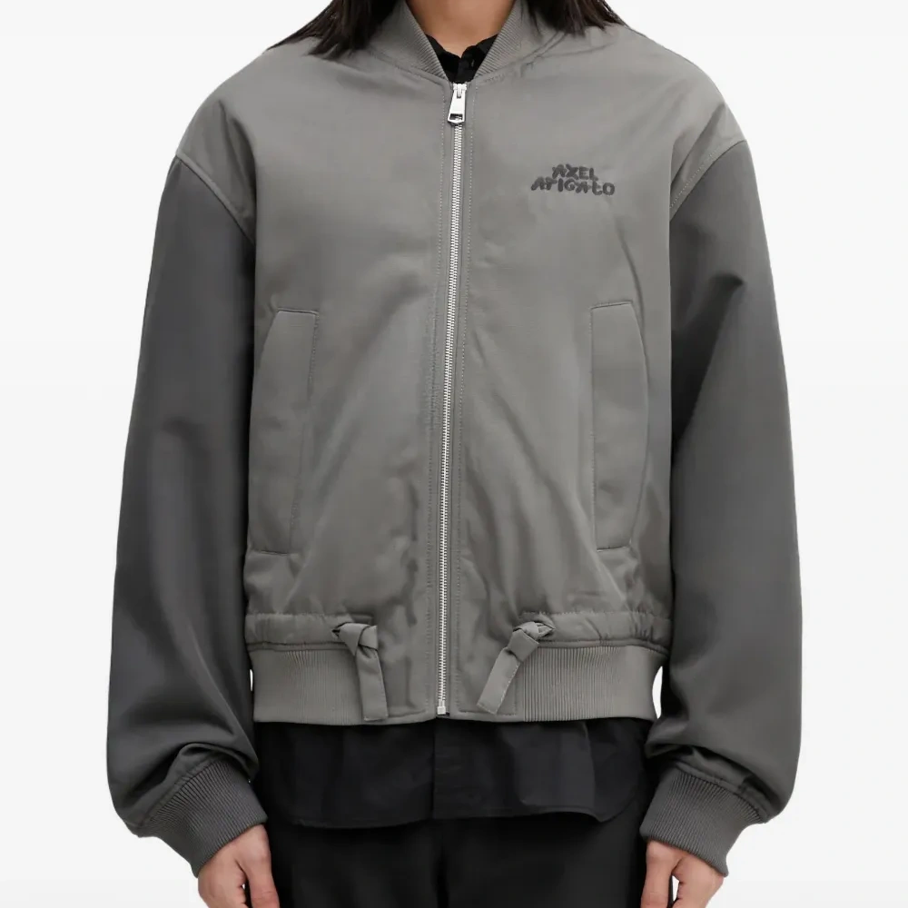 Бомбер двухцветный