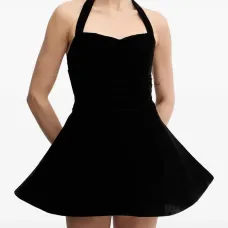 Платье мини Agathena с вырезом халтер