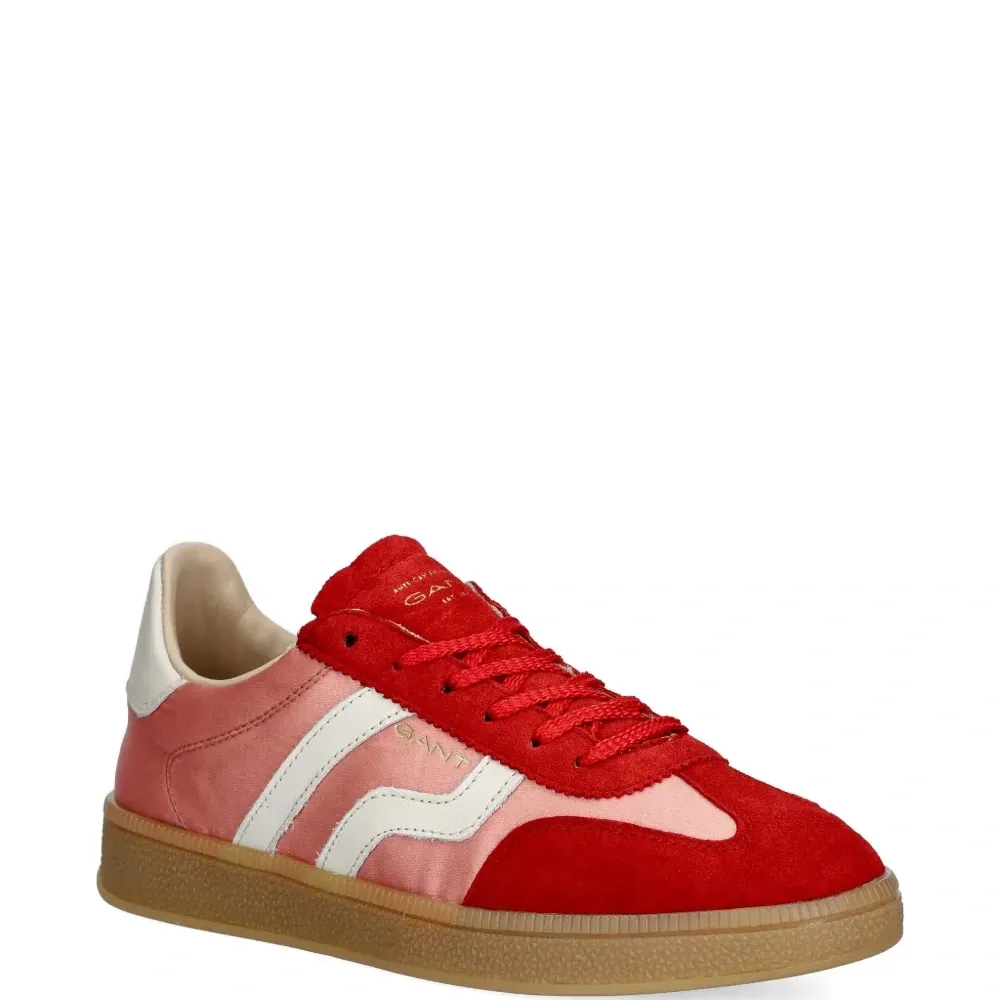 Кроссовки Cuzima из замши с панелями