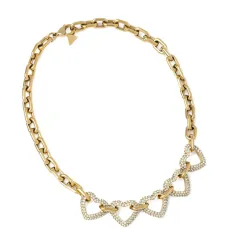 Любимое ожерелье-цепочка с сердечками