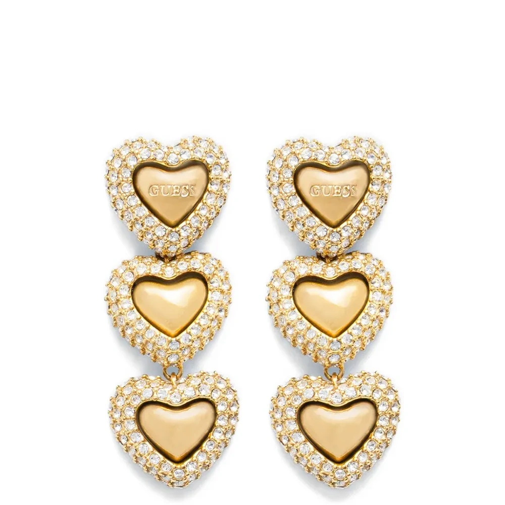 Серьги с украшением в виде любимого сердца