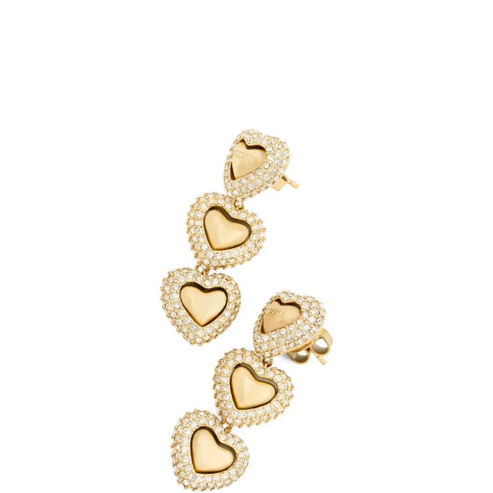 Серьги с украшением в виде любимого сердца