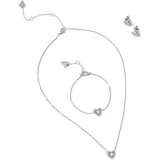 Колье с подвеской в виде сердца (набор из трёх)