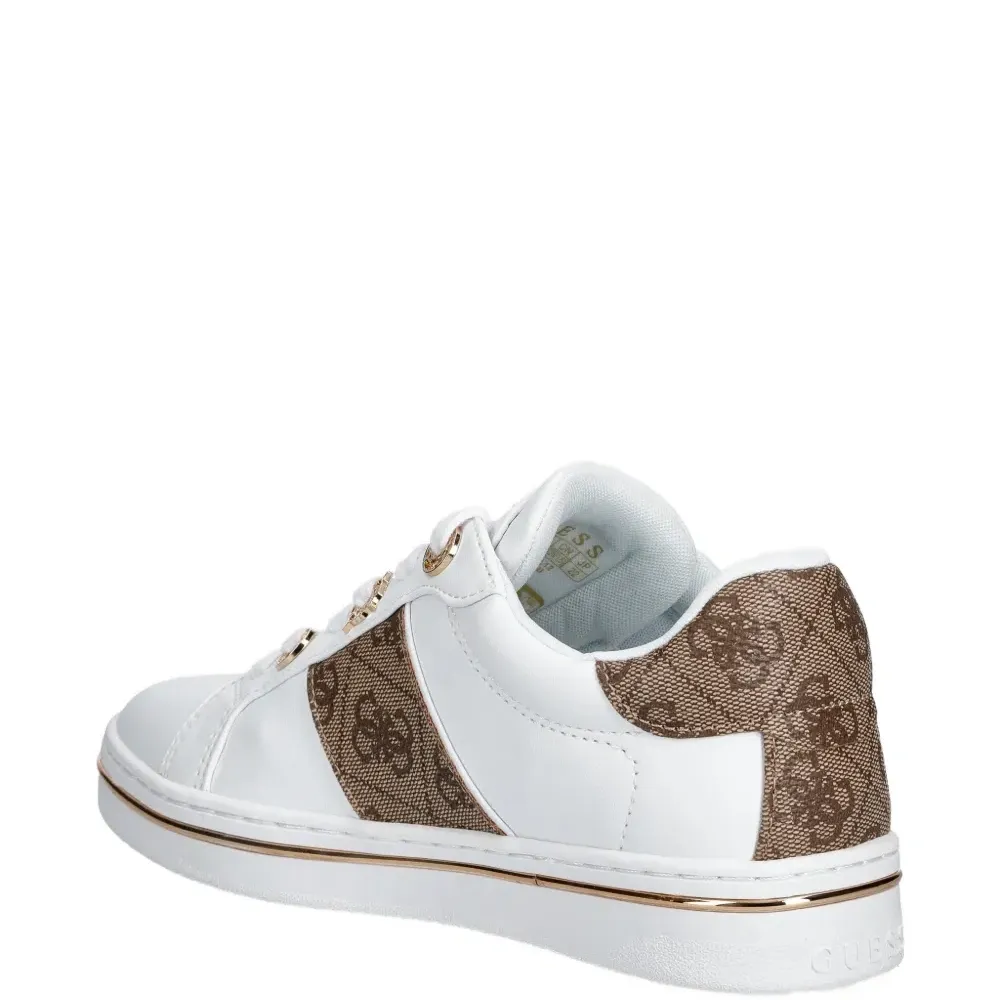 Кроссовки с полосатым декором