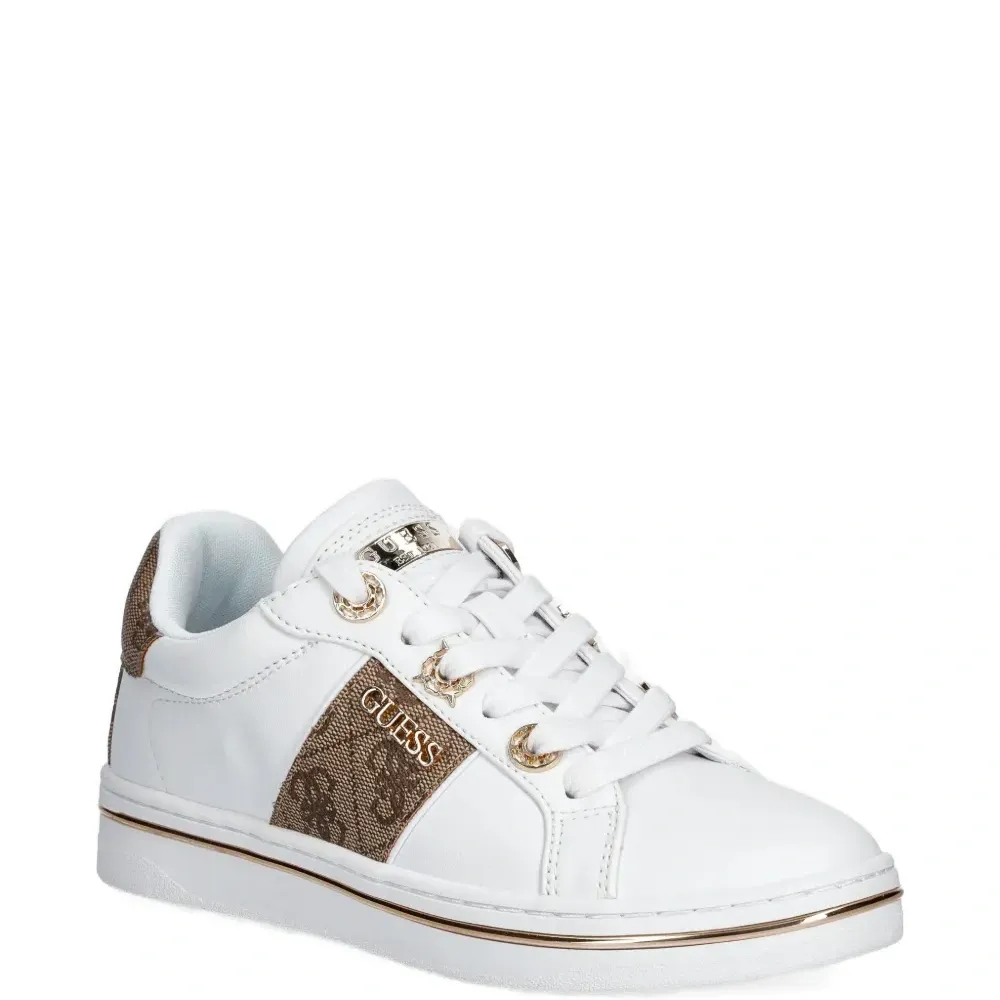 Кроссовки с полосатым декором