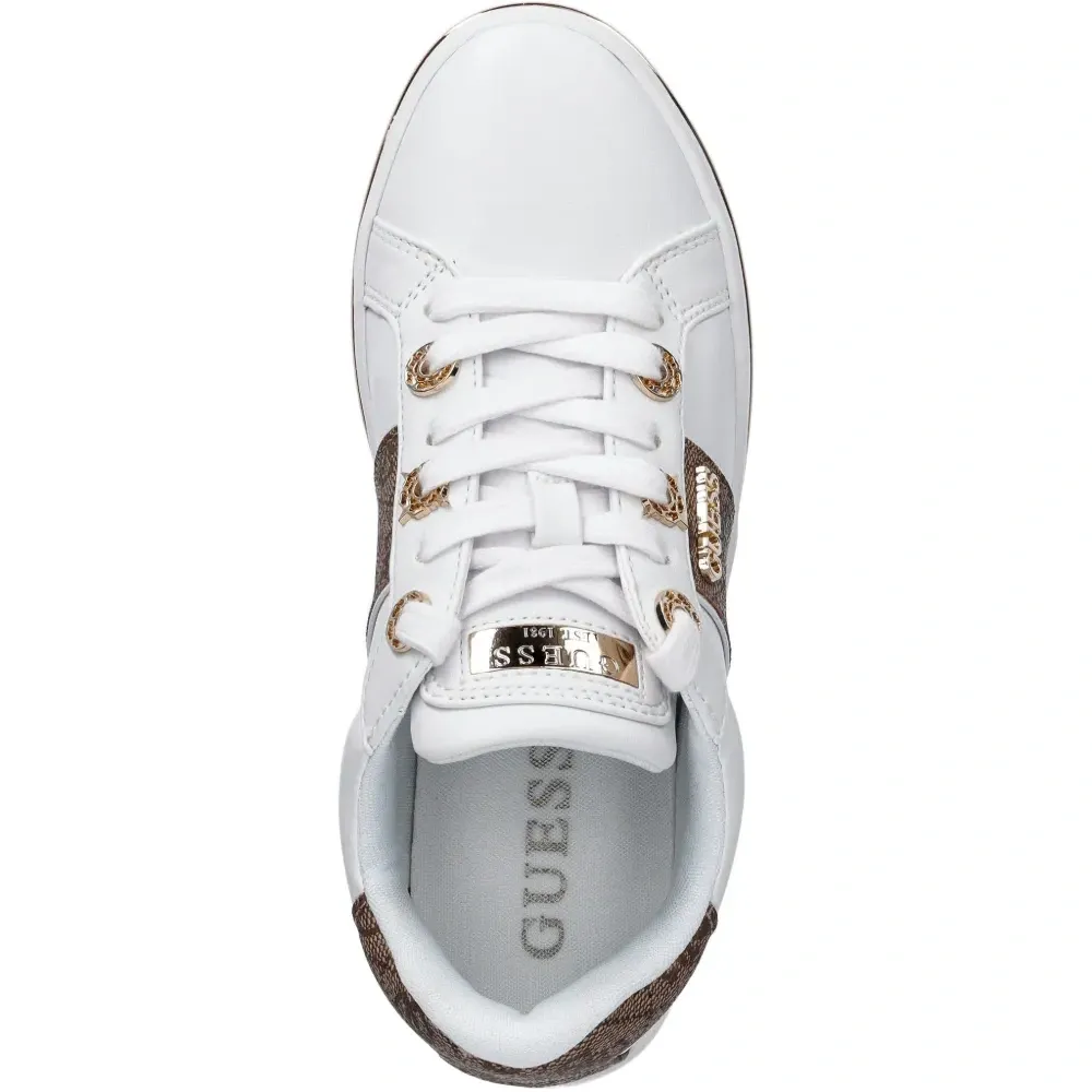 Кроссовки с полосатым декором