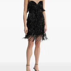 Платье Jordana с бисерной бахромой