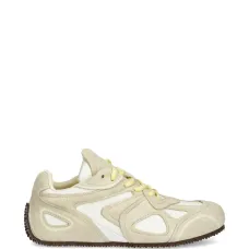 Кроссовки с панельным дизайном на шнуровке