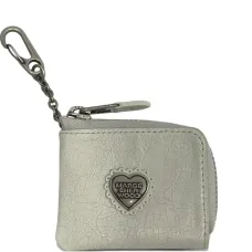 Мини-кошелек из состаренной кожи с сердцем X Peanuts